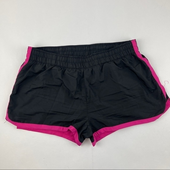 Reebok Athletic Shorts Womens XL Black Lined Elastic Waist - Picture 1 of 8